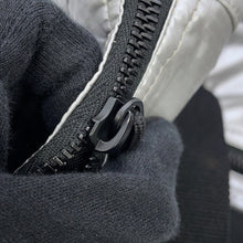 Load image into Gallery viewer, SAINT LAURENT PARIS Nook's Duffle 2-way Travel Bag Silver/Black581374 Nylon Canvas
