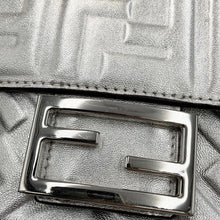 将图像加载到图库查看器中，FENDI FF motif bucket 2-way bag Silver8BS017 Leather Size Mini
