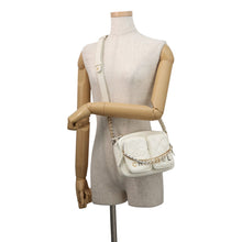Load image into Gallery viewer, CHANEL Matelasse Camera Shoulder Bag WhiteAS2923 Lambskin Size Small
