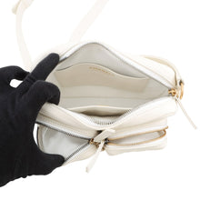 Load image into Gallery viewer, CHANEL Matelasse Camera Shoulder Bag WhiteAS2923 Lambskin Size Small
