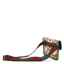 将图像加载到图库查看器中，GUCCI Crossbody Bag 100th Anniversary Beige/Green493930 Canvas Leather
