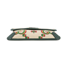 将图像加载到图库查看器中，GUCCI Crossbody Bag 100th Anniversary Beige/Green493930 Canvas Leather
