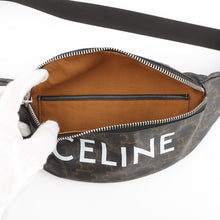 Load image into Gallery viewer, CELINE Triomphe Logo Crossbody Bag Brown/Black195972 PVC
