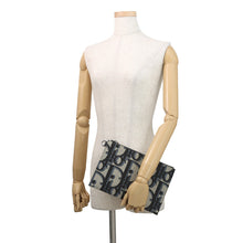Load image into Gallery viewer, Dior Maxi Oblique Jacquard Clutch Bag Beige/Black/Blue2ESCA490YXL_H27E Canvas

