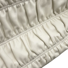将图像加载到图库查看器中，PRADA Gathered 2WAY Handbag White1BA172 Leather
