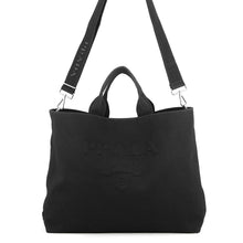 将图像加载到图库查看器中，PRADA Drill 2WAY Tote Bag Black1BG395 Canvas
