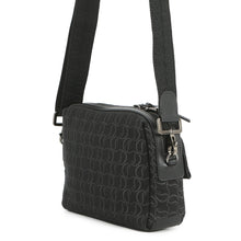 将图像加载到图库查看器中，Christian Louboutin Zip N Flap Shoulder Bag Black1245217B260 Canvas Leather
