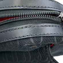 将图像加载到图库查看器中，Christian Louboutin Zip N Flap Shoulder Bag Black1245217B260 Canvas Leather
