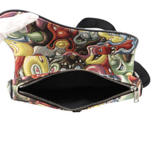 Load image into Gallery viewer, Dior Christian Dior × Kenny Scharf Saddlebag Multicolor Canvas Leather

