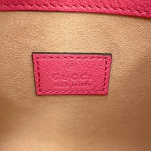 将图像加载到图库查看器中，GUCCI GG Marmont Aphrodite Handbag Pink739076 Leather
