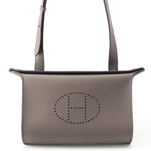 将图像加载到图库查看器中，HERMES Videpoches Shoulder Bag Etain Epsom
