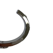 Load image into Gallery viewer, CHANEL CC Logo Bracelet Size S White/SilverABE820-B19204-NACVH Metal strass
