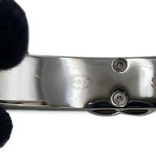 Load image into Gallery viewer, CHANEL CC Logo Bracelet Size S White/SilverABE820-B19204-NACVH Metal strass

