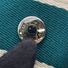 将图像加载到图库查看器中，HERMES Brid a Black eucalyptus Cotton100% Size PM
