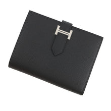 将图像加载到图库查看器中，HERMES Bean compact Black Epsom
