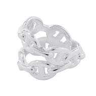 HERMES Chaine d'Ancre Double Row Ring Size 53/#13 SV925