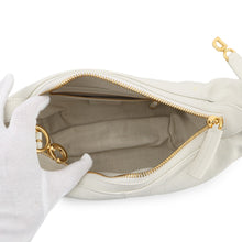 Load image into Gallery viewer, Dior D-Journey Flat Macro Cannage Latte WhiteM2416UBUQ_M030 Calf Leather Size Small
