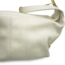 Load image into Gallery viewer, Dior D-Journey Flat Macro Cannage Latte WhiteM2416UBUQ_M030 Calf Leather Size Small
