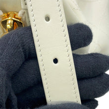 Load image into Gallery viewer, Dior D-Journey Flat Macro Cannage Latte WhiteM2416UBUQ_M030 Calf Leather Size Small

