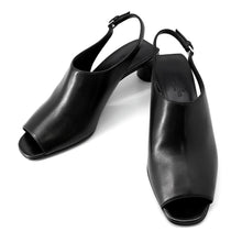 将图像加载到图库查看器中，HERMES Marly 45 BlackH261097Z Nappa Leather Size 37
