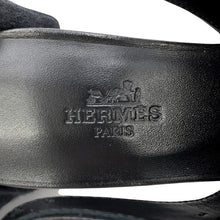 将图像加载到图库查看器中，HERMES Marly 45 BlackH261097Z Nappa Leather Size 37

