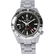 将图像加载到图库查看器中，SEIKO Grand Seiko Sports Collection Master Shop Limited Spring Drive GMT W44mm Stainless Steel Black DialSBGE277
