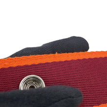 将图像加载到图库查看器中，HERMES Brid a Black Orange・Feu Canvas Size PM
