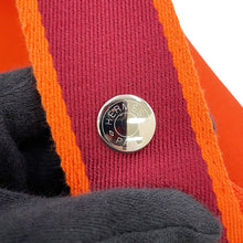 将图像加载到图库查看器中，HERMES Brid a Black Orange・Feu Canvas Size PM
