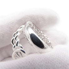 将图像加载到图库查看器中，HERMES BoucleSellier Inflexible Ring Size 55/#15 SV925
