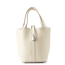 Load image into Gallery viewer, HERMES Picotin Lock Craie Taurillon Clemence Size PM
