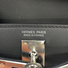 将图像加载到图库查看器中，HERMES Kelly Jump Black Swift Leather
