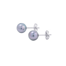 将图像加载到图库查看器中，TASAKI Pearl EarringsE-P750B-18KWG 18K White Gold
