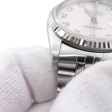 Load image into Gallery viewer, ROLEX Datejust W36mm Stainless Steel K18WG Silver Dial16234G
