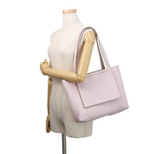 将图像加载到图库查看器中，HERMES Cabas Sellier mauve pail Taurillon Clemence Size 31
