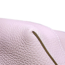 将图像加载到图库查看器中，HERMES Cabas Sellier mauve pail Taurillon Clemence Size 31
