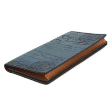 将图像加载到图库查看器中，Berluti Sequoia Long Wallet Blue Flash Leather
