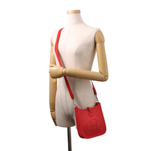 将图像加载到图库查看器中，HERMES Evelyne Long Rouge Ladue Taurillon Clemence Size TPM
