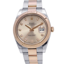 将图像加载到图库查看器中，ROLEX Datejust 41 W41mm Stainless Steel K18PG Sundust Dial126331G
