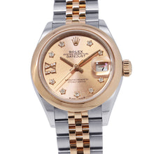 将图像加载到图库查看器中，ROLEX Lady-Datejust W28mm Stainless Steel K18PG Rose Dial279161G
