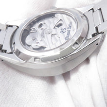 Load image into Gallery viewer, SEIKO Grand Seiko Date Power Reserve W39mm Stainless Steel Blue DialSBGA075
