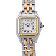 CARTIER PANTHERE SM 2 Row H30mm×W22mm Stainless Steel K18YG Ivory DialW25029B6