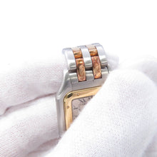 将图像加载到图库查看器中，CARTIER PANTHERE SM 2 Row H30mm×W22mm Stainless Steel K18YG Ivory DialW25029B6
