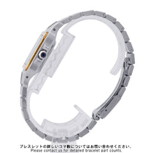 将图像加载到图库查看器中，CARTIER Santos Galve LM H41mm×W29mm Stainless Steel K18YG White Dial81036283
