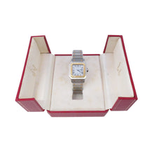 将图像加载到图库查看器中，CARTIER Santos Galve LM H41mm×W29mm Stainless Steel K18YG White Dial81036283
