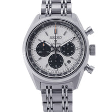 将图像加载到图库查看器中，SEIKO Prospex Speedtimer SEIKO Watch Salon Limited Edition W42mm Stainless Steel Silver DialSBEC021
