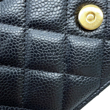 Load image into Gallery viewer, CHANEL Matelasse Classic Chain Wallet BlackAP0250 Caviar Leather
