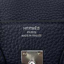 Load image into Gallery viewer, HERMES Birkin Blue Nuit Togo Leather Size 25
