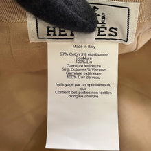 Load image into Gallery viewer, HERMES Cap Miles Size 58 Kraft Cotton97% Polyurethane3%

