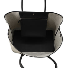 Load image into Gallery viewer, HERMES Neo Garden Voyage Ecru/Black Toile Offiche Negonda Leather Size 41
