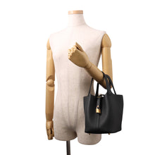 将图像加载到图库查看器中，HERMES Picotin Lock Black Taurillon Clemence Size PM
